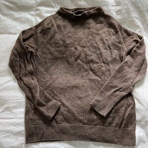 Women’s Brown Wool & Yak Sweater